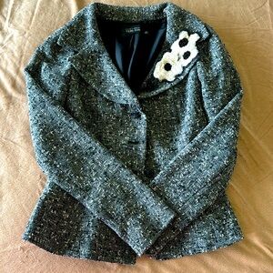 Teri Jon set. Jacket and skirt. Warm.